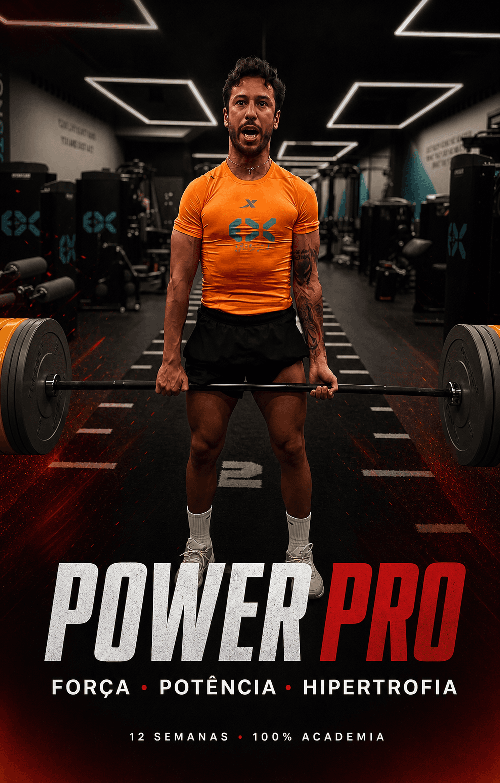 Capa Power Pro com Lukaz de Paula realizando levantamento terra